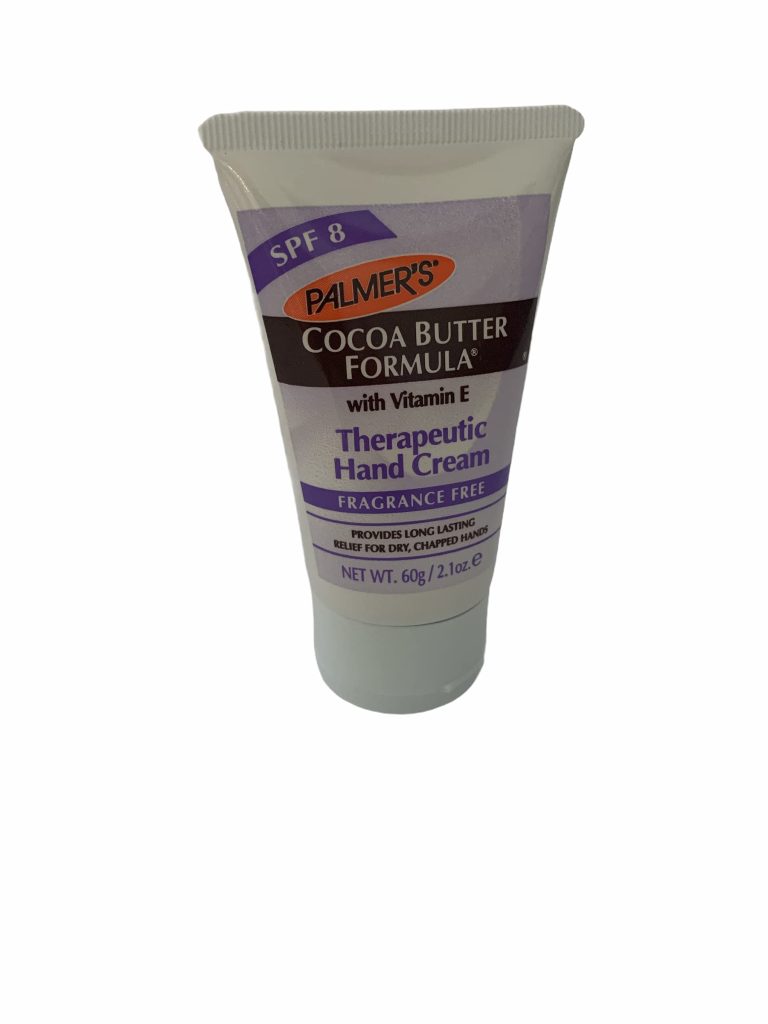 Palmers Cocoa Butter Formula Therapeutic Hand Cream (60g With Vitamin E, Fragrance Free)