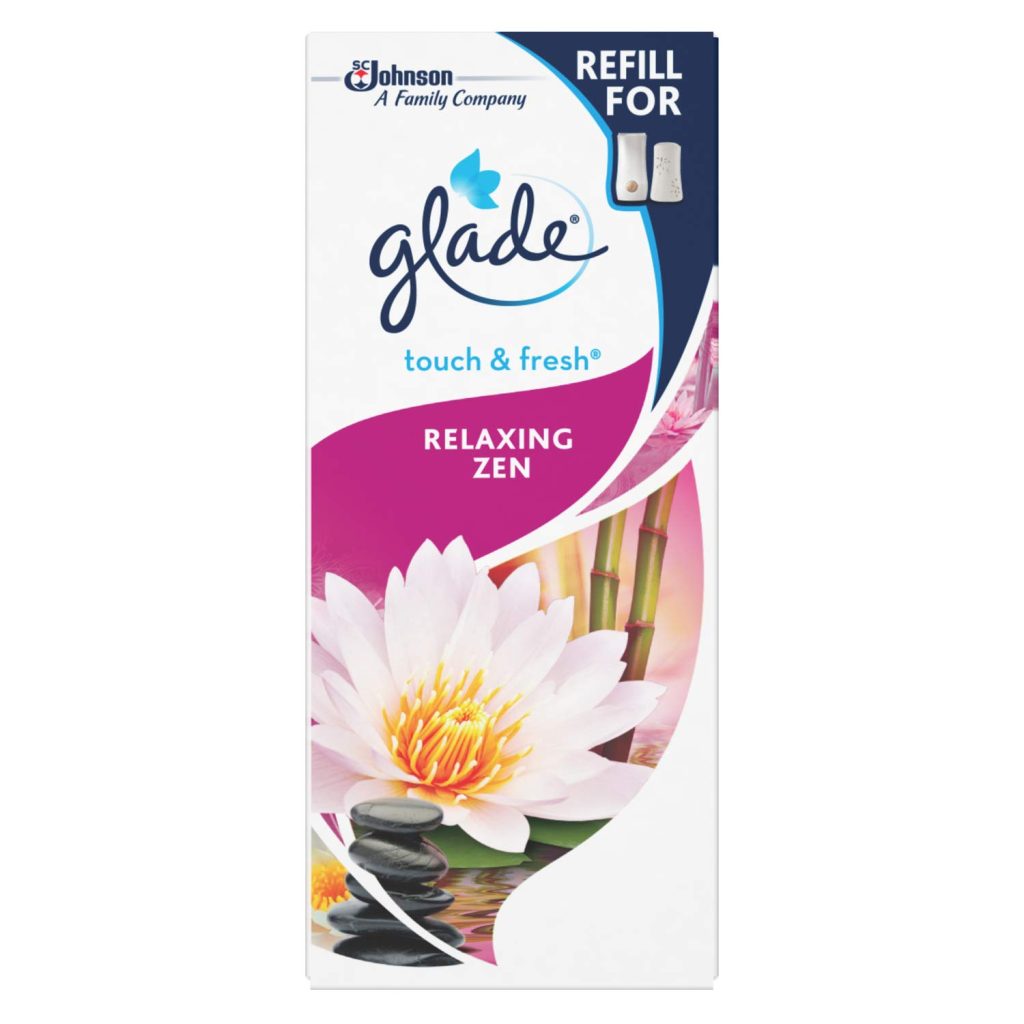 Glade Touch N Fresh Refill Clean Relaxing Zen, 10ml Parent