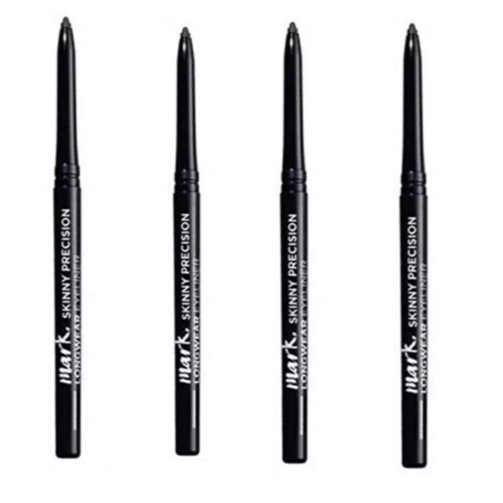 4x Avon Mark Skinny Precision Kohl Eyeliner-Boldest Black