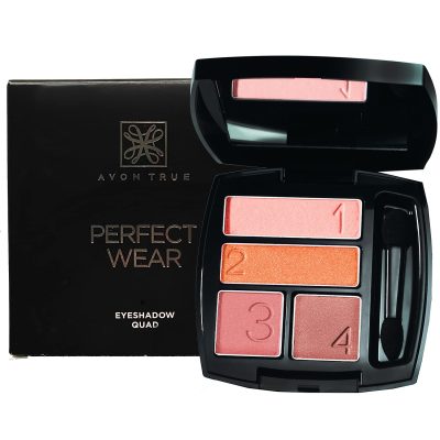 Avon Perfect wear quad eye shadow Nude Glow