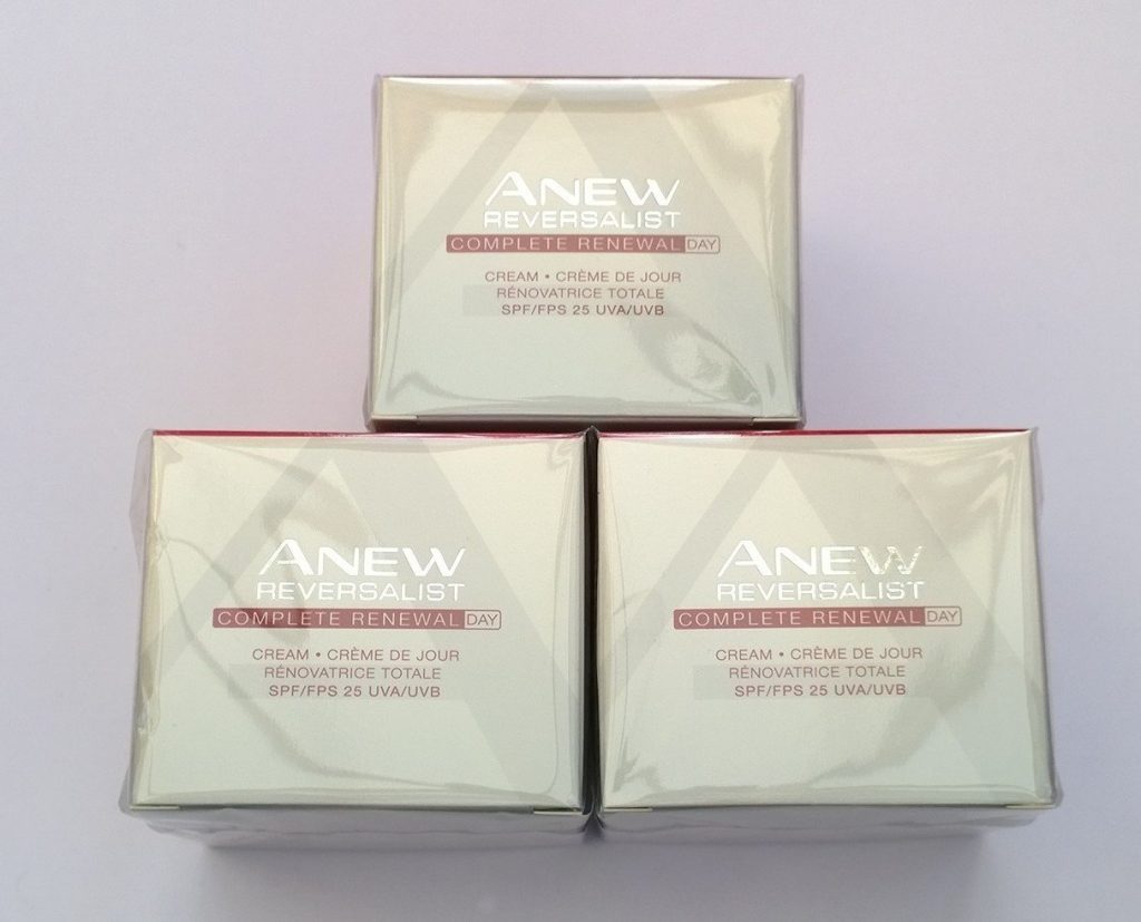 3 x Avon Anew Reversalist 40+ Day Renewal Cream SPF25