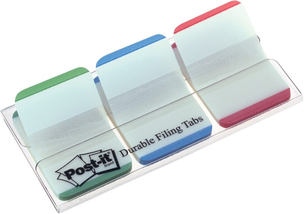 Post-it Index Flags - Strong 25mm - Pink, Green, Orange