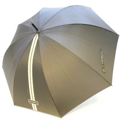 ARAMIS BRANDED UMBRELLA BROWN/BEIGE LARGE * NEW