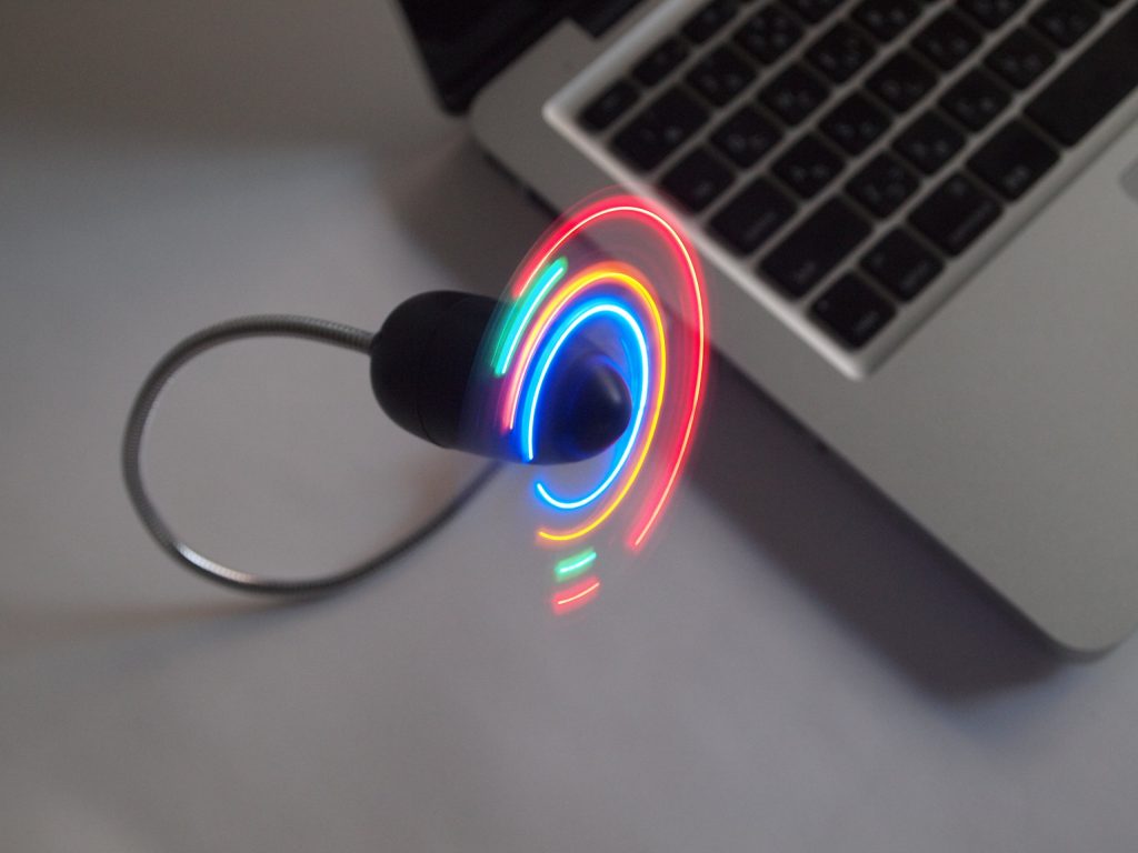 USB LED Fan