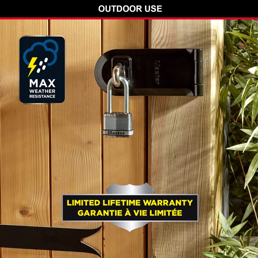 MASTER LOCK Heavy Duty Padlock [Key] [Laminated Steel] [Weatherproof]