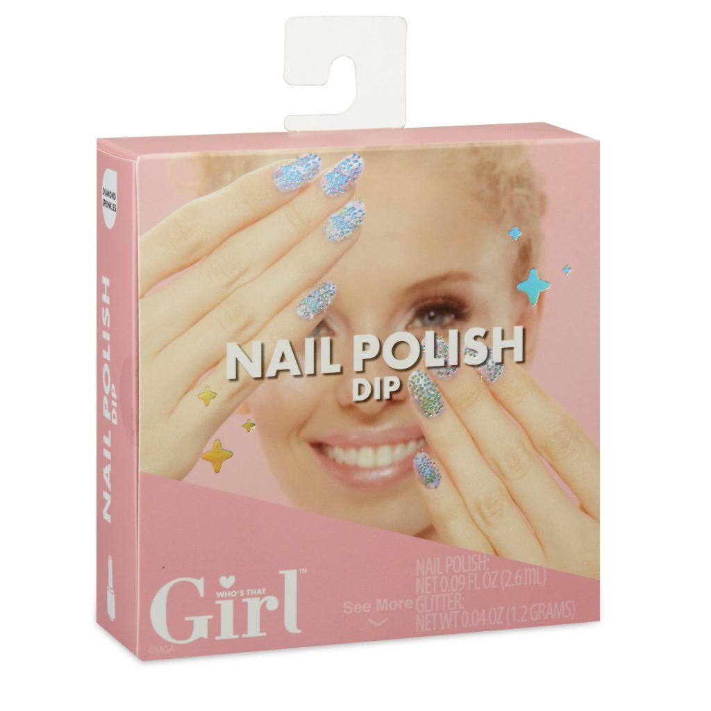 Who's That Girl 555339E4 Nail Polish Dip-Diamond Sprinkles Roleplay