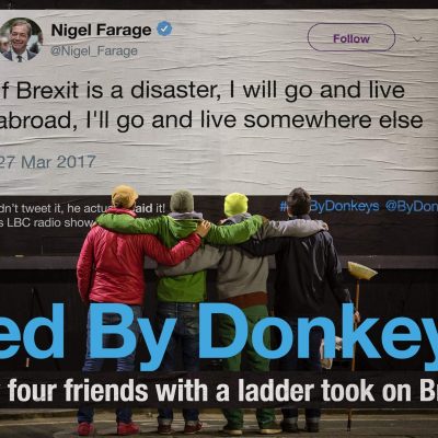 Led by Donkeys: How four friends with a ladder took on Brexit