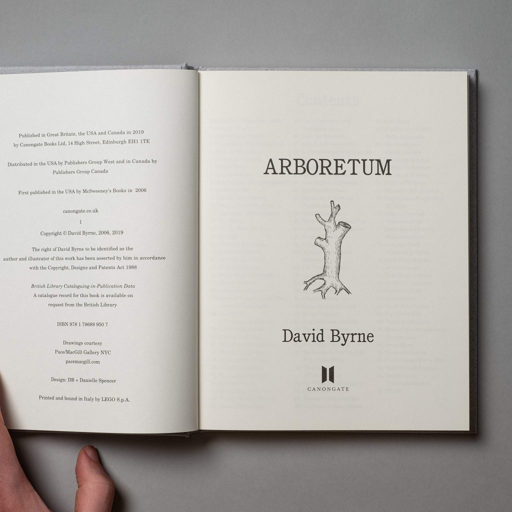 Arboretum: David Byrne