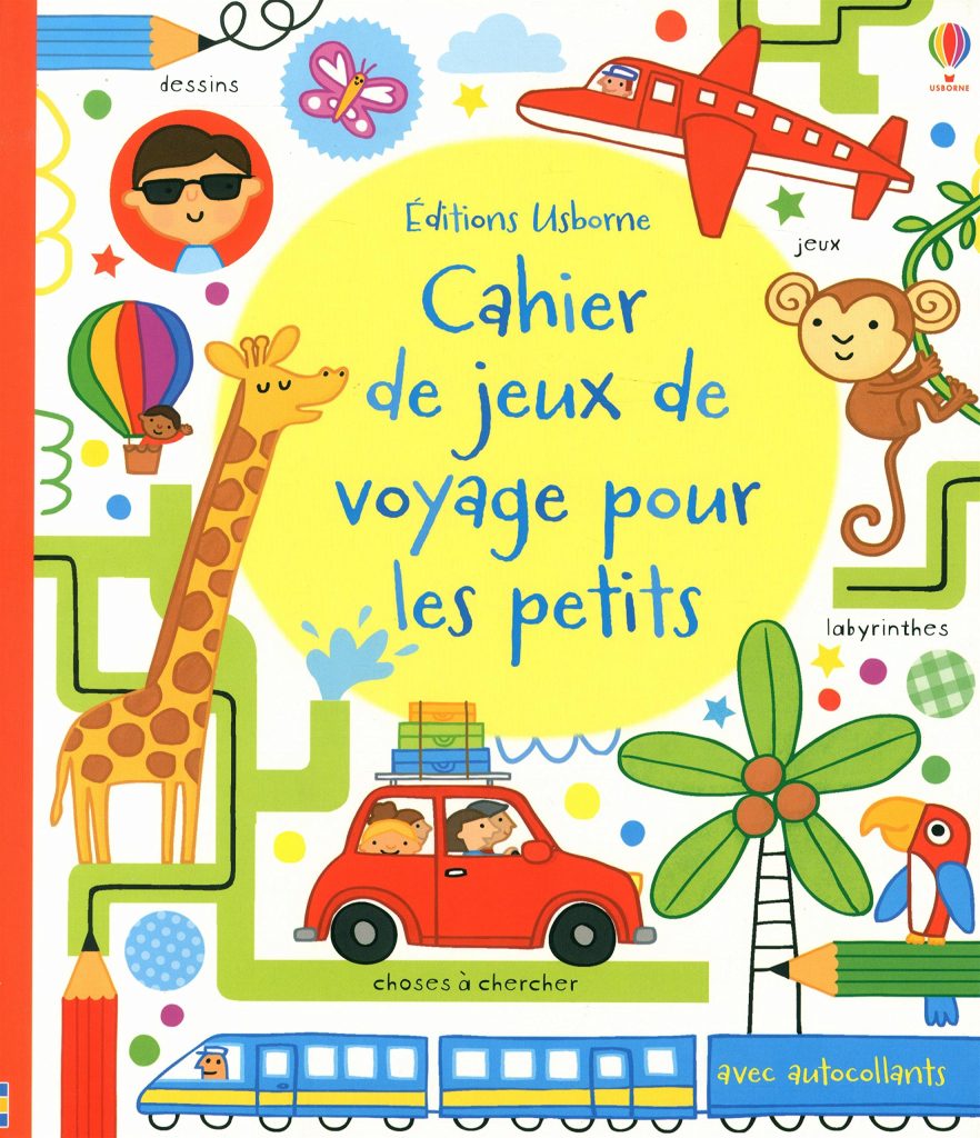 Cahier d'activités por les petits - En voyage