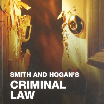 Smith and Hogan's Criminal Law