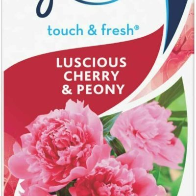 6 X Glade Touch N Fresh Cherry & Luscious Peony Refills 10ml