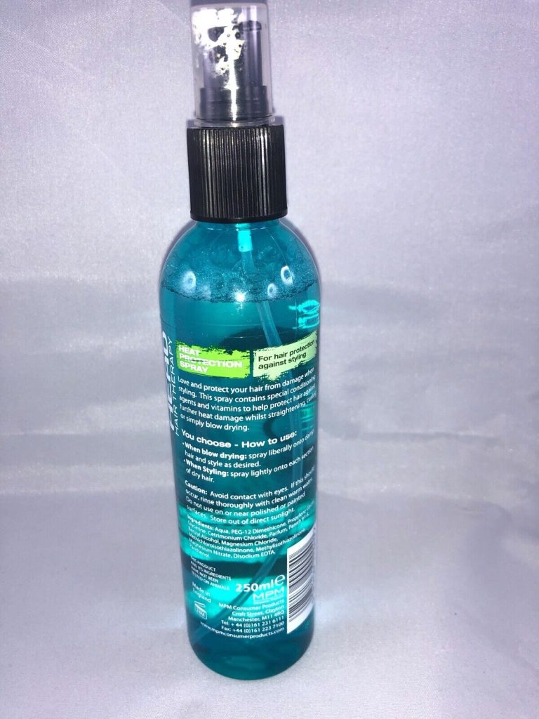 2 x 250ml mess head heat protection spray