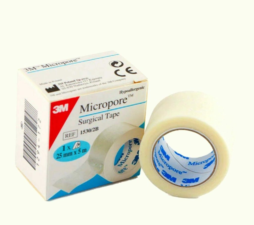 6 pieces 3M Micropore Surgical Tape (25mm x 5m)