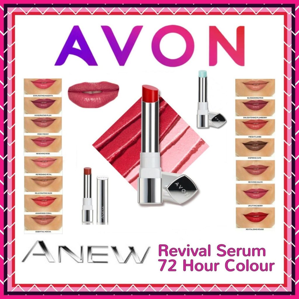 Avon Anew Colour Revival Serum Lipstick 72-hour Hydro Power Essential mocha