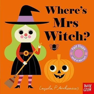 Where's Mrs Witch? (Felt Flaps) by Ingela P Arrhenius Book The Cheap Fast Free