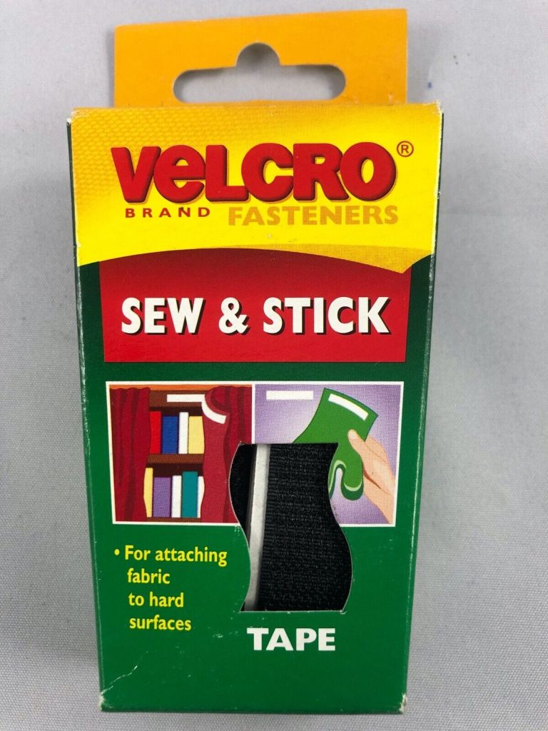 2 x 50cm x 20mm Velcro Sew and Stick BLACK Fastening Strips Pelmets crafts +++