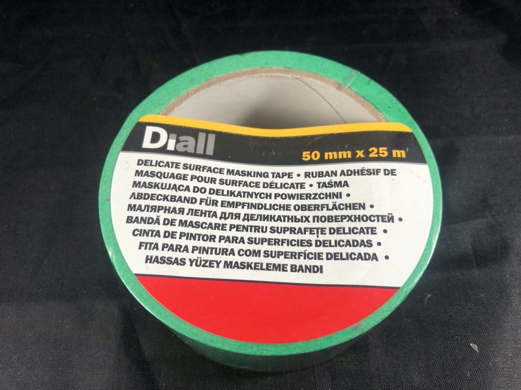 DIALL DELICATE SURFACE MASKING TAPE 50mm x 25m 2 ROLLS