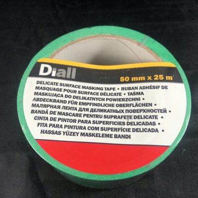 DIALL DELICATE SURFACE MASKING TAPE 50mm x 25m 2 ROLLS