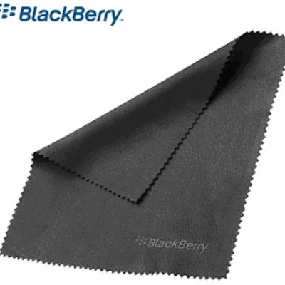 BLACKBERRY TABLET SIZE GENUINE MICROFIBRE CLEANING CLOTH TWIN PACK LINT FREE