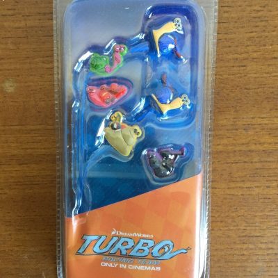 DREAMWORKS MOVIE MERCHANDISE "TURBO RACING TEAM" CARTOON SNAIL EARPHONES BNIP