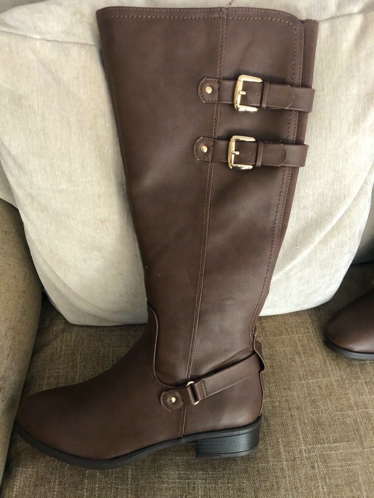 dorothy perkins SHELVED LONG BOOTS CHOCLATE KIKI SIZE 5