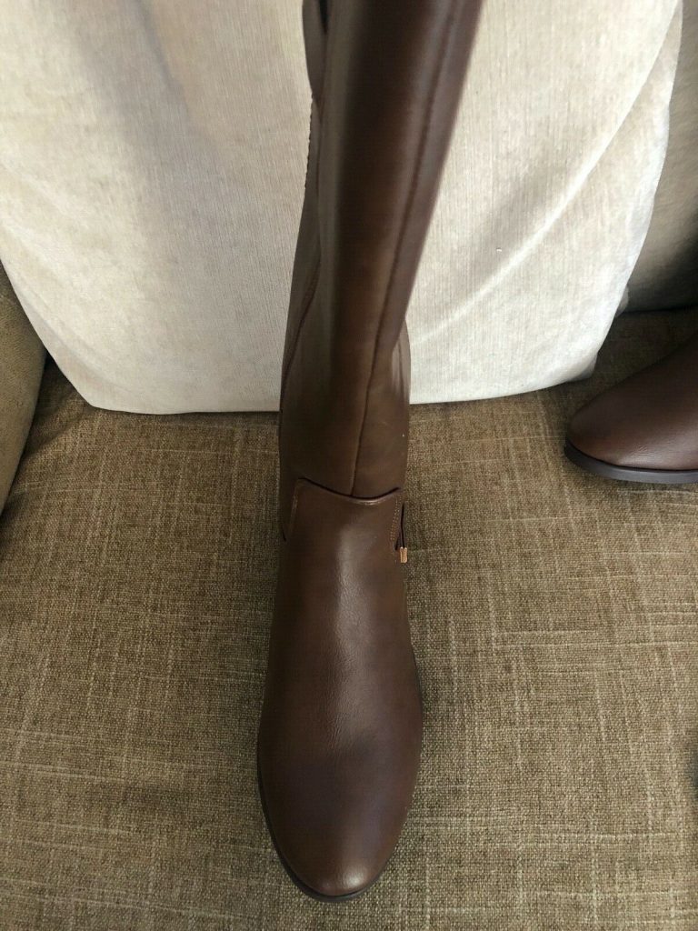 dorothy perkins SHELVED LONG BOOTS CHOCLATE KIKI SIZE 5