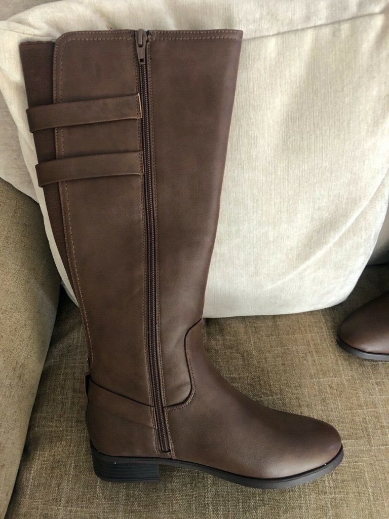 dorothy perkins SHELVED LONG BOOTS CHOCLATE KIKI SIZE 5