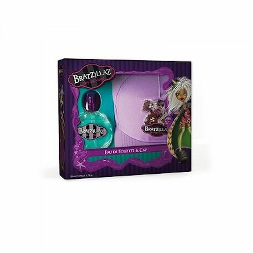 BRATZILLAZ GLAM GETS WICKED 50ML EDT AND CAP KIDS GIRLS GIFT SET SUMMER HAT