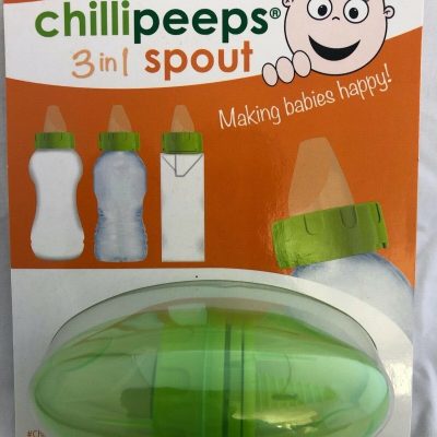 Chillipeeps 3in1 SPOUT, Age Range 6m to 12m+, Green baby