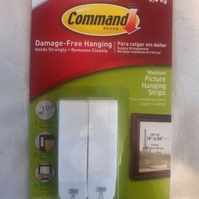 3M Command™ Picture Frame Hanging Adhesive Stick on Strips Damage Free 17201