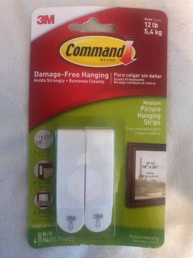 3M Command™ Picture Frame Hanging Adhesive Stick on Strips Damage Free 17201