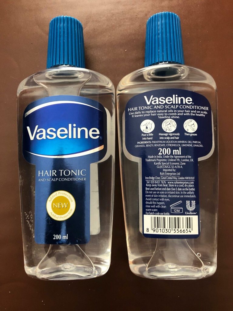 2 x 200ml Imported Vaseline Hair Tonic & Scalp Conditioner - total 400ml