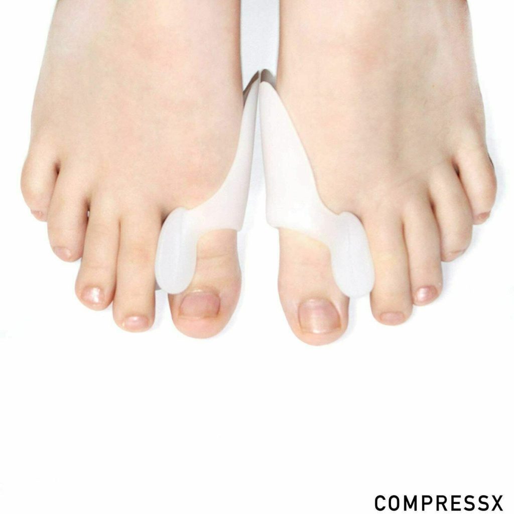 compressx (10 Pcs) Bunion Corrector Big Toe Straightener- Toe Separator