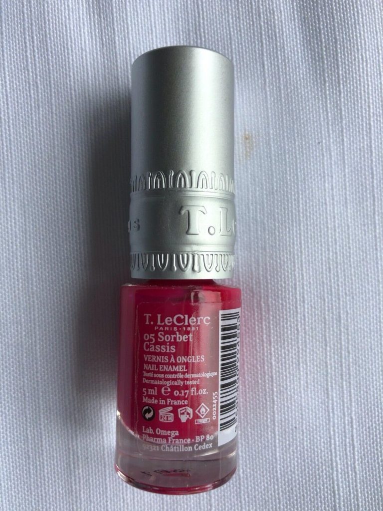 T.LeClerc nail varnish 05 sorbet cassis 5ml