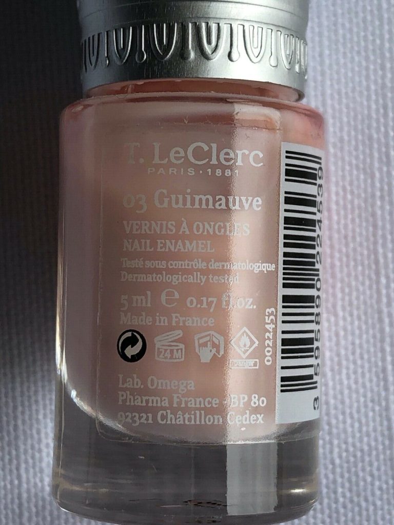 T.LeClerc nail varnish 03 guimauve 5ml