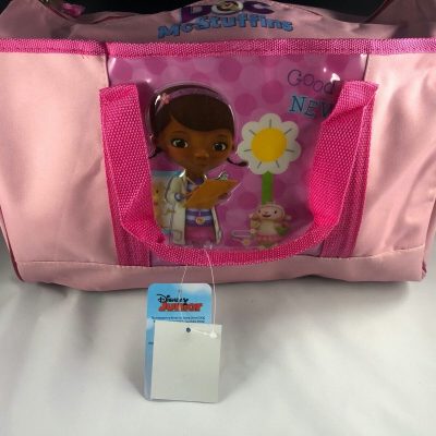 Disney Junior Doc Mcstuffins pink duffle gym travel Bag