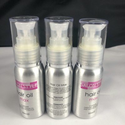 3 x 50ml salon style hair oil max