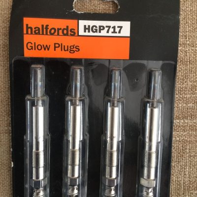 4x Halfords Glow Plugs HGP717