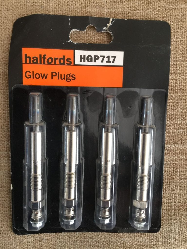 4x Halfords Glow Plugs HGP717