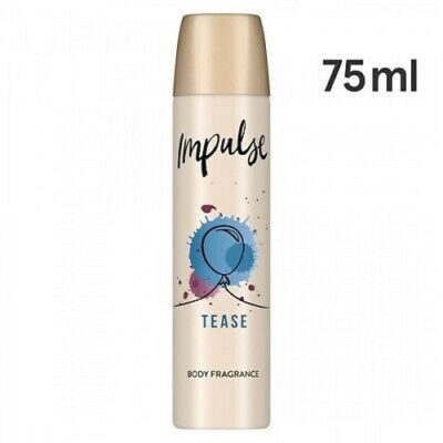 6 x 75ml IMPULSE BODY FRAGRANCES TEASE.