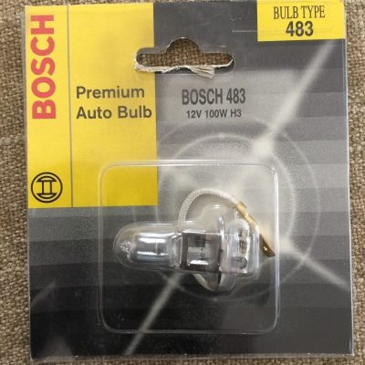 car bulb bosch pure light 483 12v 100w H3