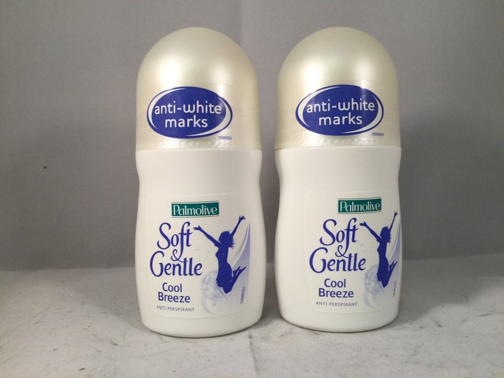 2 X SOFT AND GENTLE COOL BREEZE ANTI WHITE MARKS 50ML