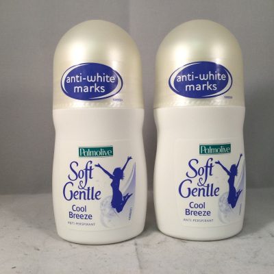 2 X SOFT AND GENTLE COOL BREEZE ANTI WHITE MARKS 50ML