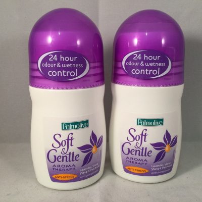 2 X SOFT AND GENTLE AROMA THERAPY ANTI STRESS 24HR 50ML