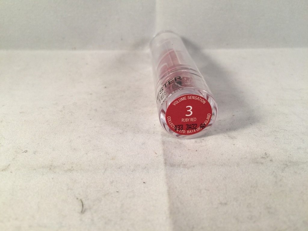 2 X Lasting Colour Lipstick by Collection Cosmetics 3 RUBY RED