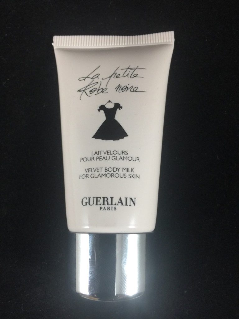 GUERLAIN LADIES SHOPPER BAG White With Pink Bow - WITH 30ML BODY MILK