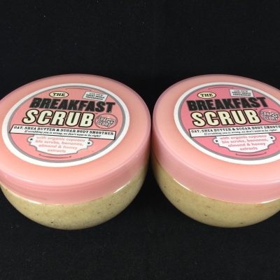 2 x Soap And Glory The Breakfast Scrub Oat Shea Butter & Sugar Body Smoother