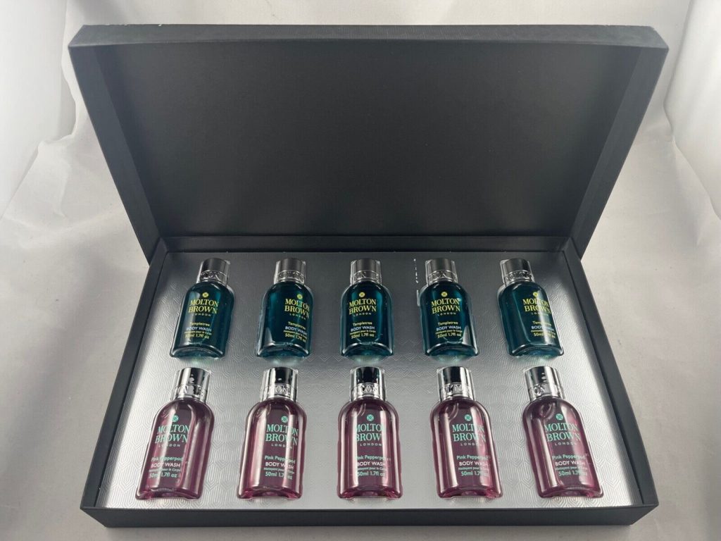 Molton Brown Gift Set - 10 X 50ml Body wash pink peppered and Templetree