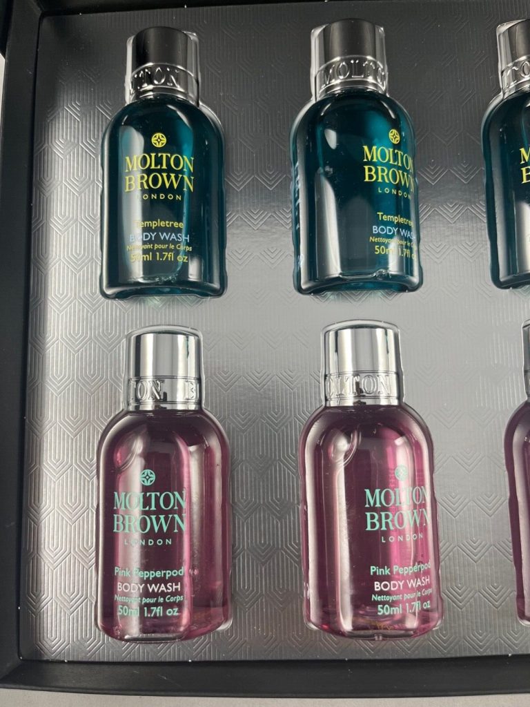 Molton Brown Gift Set - 10 X 50ml Body wash pink peppered and Templetree