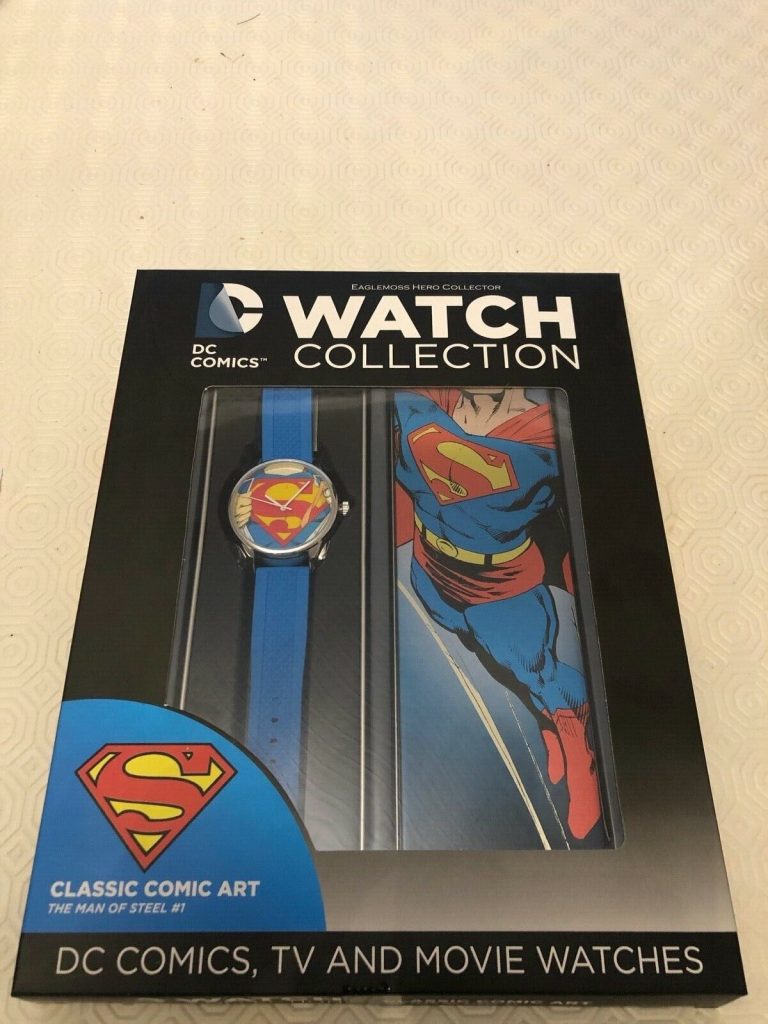 Superman Man of Steel Watch (DC Comics) -Classic Comic Art Series